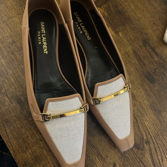 leather flat loafers - Picture 1 of 5